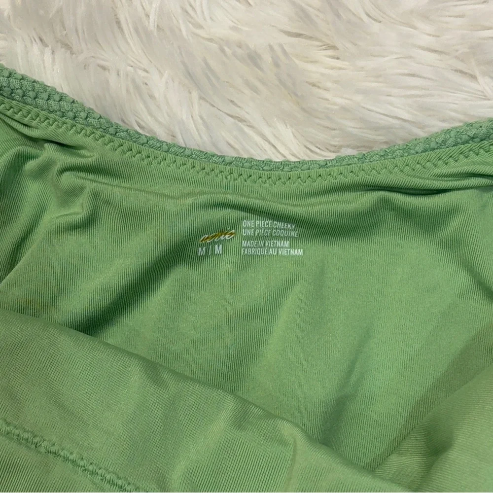 Aerie Waffle Scoop One-Piece Swimsuit in Midday Mint - Picture 5 of 5